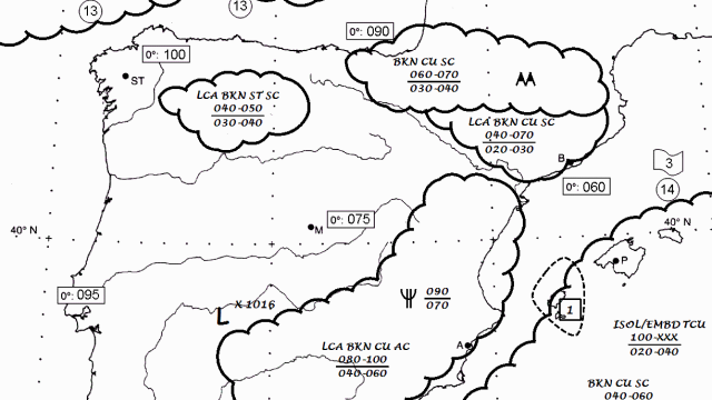 Aeronautical charts